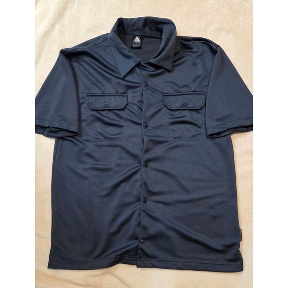 Nike Other - NIKE ACG MENS SHORT SLEEVE NAVY BLUE BUTTONDOWN SIZE MEDIUM